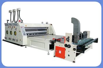 Automatic paper feeding printing and die-cutting machine