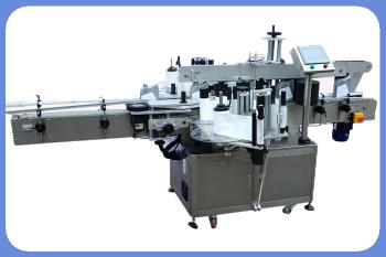 Automatic labeling machine two sides adhesive label applicator with coding machine for square,oval,round and flat bottles