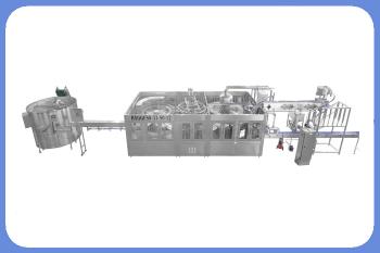 5000 BPH juice with pulp plastic bottle rinsing filling,capping machine line with a high integrated system