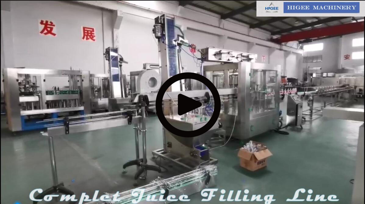 small fruit juice filling packing machine line