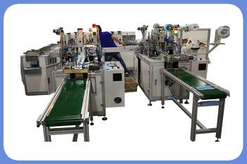 Automatic High Speed Disposable 3layers Face Mask Production Line HG-YB 120