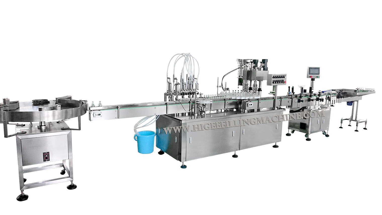 liquor filling capping labeling machine line