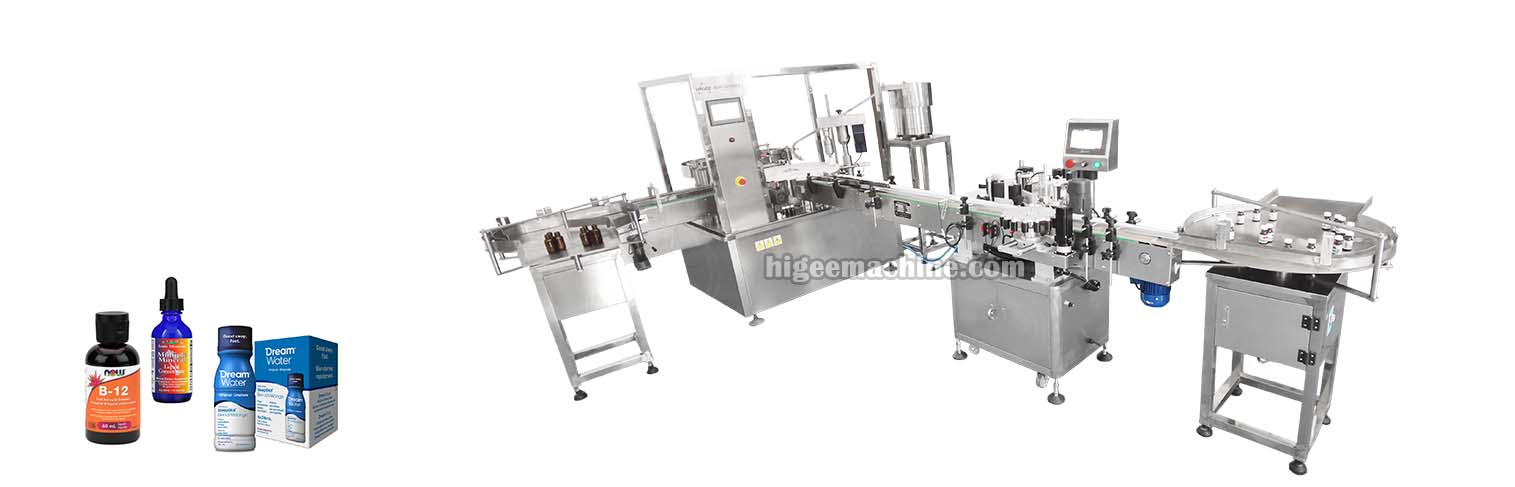 liquid filling capping and labeling machine
